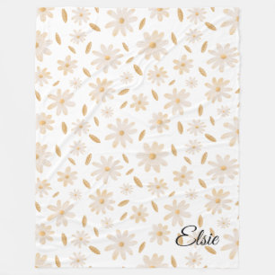 Manta Polar Elegante Daisy Hues Fleece Blanket Personalizado