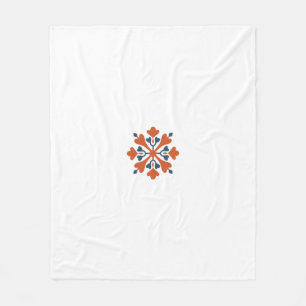 Manta Polar Elegante diseño de Mandala floral"