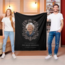 Elegante Foto En Memoria De Flores