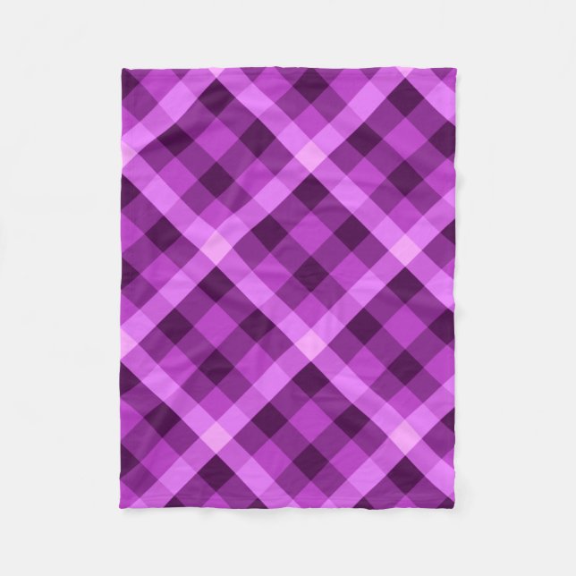 Manta Polar Elegante Funda Orquídea Púrpura Pequeña Fleece Bla (Anverso)