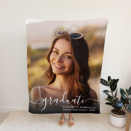 Manta Polar Elegante Graduación por Sobreposición de foto manu