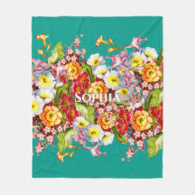 Elegante nombre personalizado de color turquesa vi