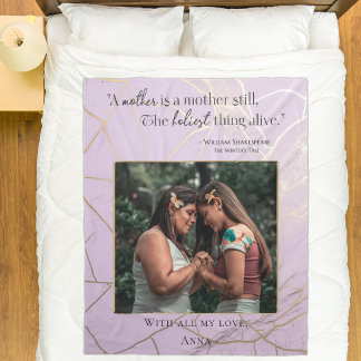 Manta Polar Elegante Pastel Kintî Cita del Día de la Madre Mod