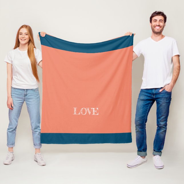 Manta Polar Elegante patrón de hoja (In situ)