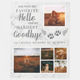 Manta Polar Elegante pintura imprimió imagen Mascota personali