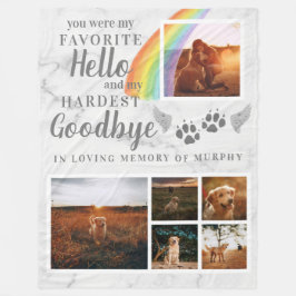 Manta Polar Elegante pintura imprimió imagen Mascota personali