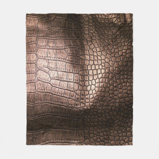 Manta Polar Elegante textura de cuero vespertino.
