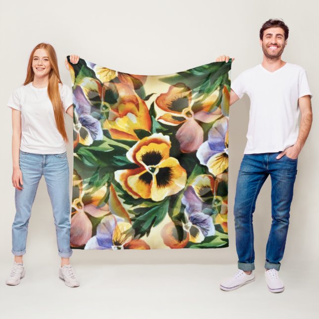 Manta Polar Elegante y espléndido patrón de cosecha (In situ)