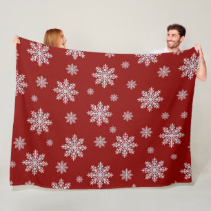 Manta Polar Elegantes Navidades de nieve moderna de invierno d