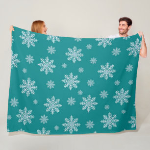 Manta Polar Elegantes Navidades de nieve moderna de invierno d
