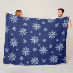 Manta Polar Elegantes Navidades de nieve moderna de invierno d