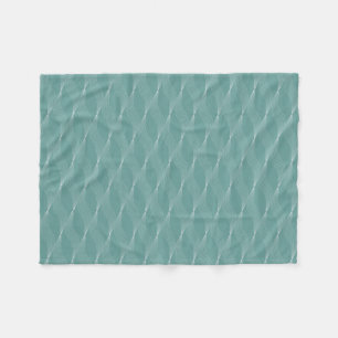 Manta Polar Elegantes olas tejen fondo verde 
