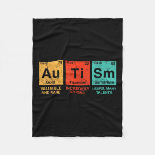 Manta Polar Elementos De Autismo Conciencia Periódica De Mesa