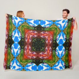 Manta Polar Elementos tribales chamanes nativos Mandala Quilt