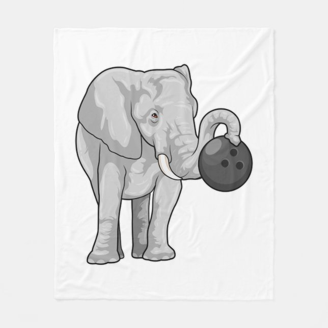 Manta Polar Elephant at Bowling with Bowling ball (Anverso)