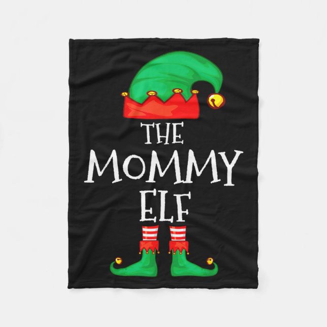 Manta Polar Elf Family Christmas Mommy Mom Mother Mama Elf Swe (Anverso)