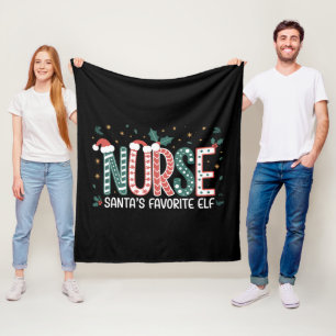 Manta Polar Elfo favorito de Santa navideño inspirador para en