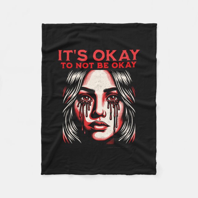 Manta Polar Ella llora (Anverso)