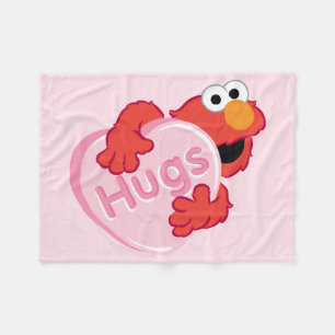 Manta Polar Elmo "Abraza" Valentine Heart Candy