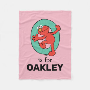Manta Polar Elmo Alphabet   O Teal