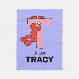 Manta Polar Elmo Alphabet   T Rosa