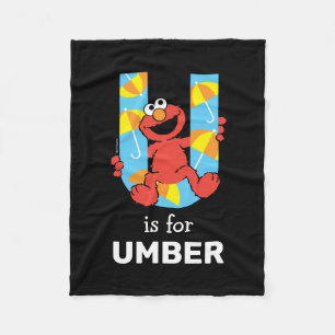 Manta Polar Elmo Alphabet U Umbrella