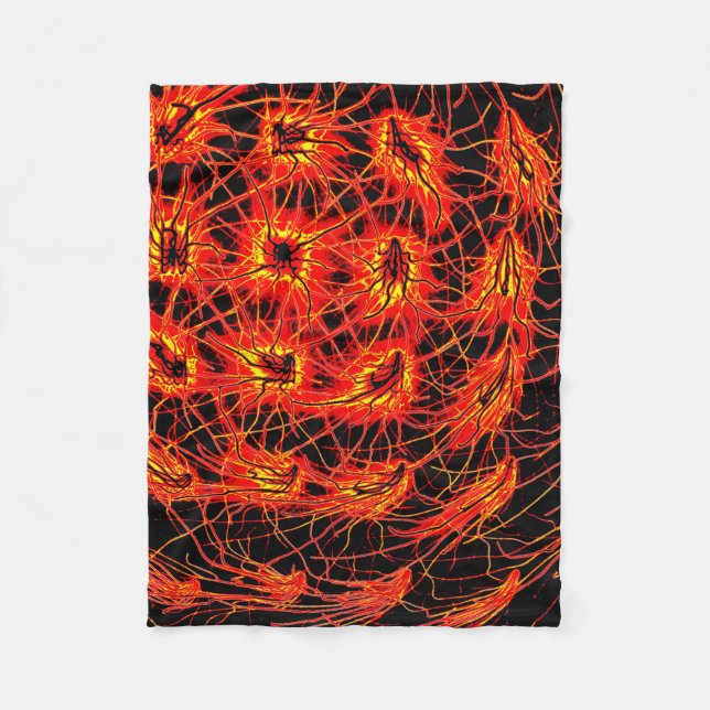 Manta Polar Ember Neural Radiance Fleece Blanket (Anverso)