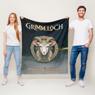 Manta Polar Emblema de Cabra de Grimmloch Juego de Rol de Fant