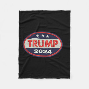 Manta Polar Emblema oficial del bordado de Trump 2024