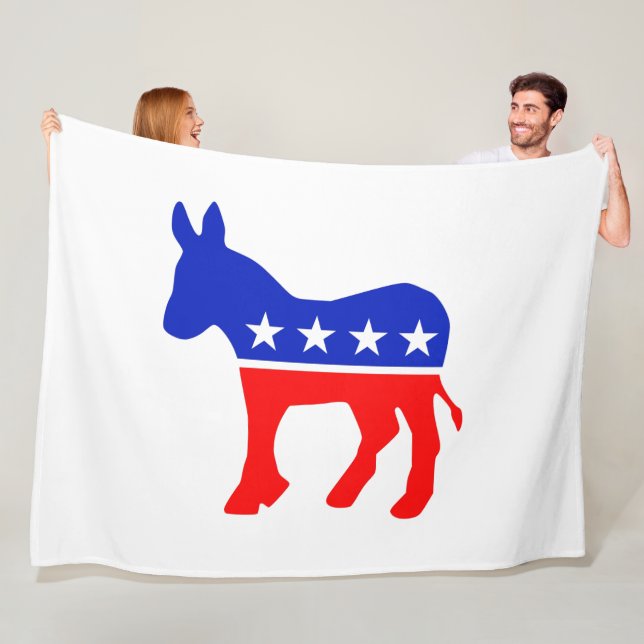 Manta Polar Emblema político Fiesta democrático (Donkey) (In situ)