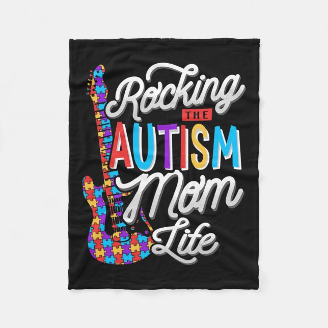 Manta Polar Emocionante Conciencia Sobre El Autismo De La Vida (Anverso)