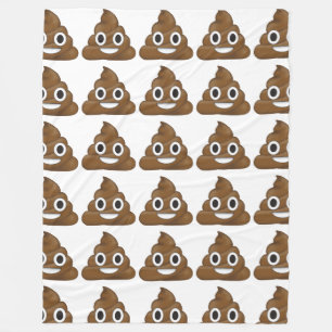 Manta Polar Emoji de poop