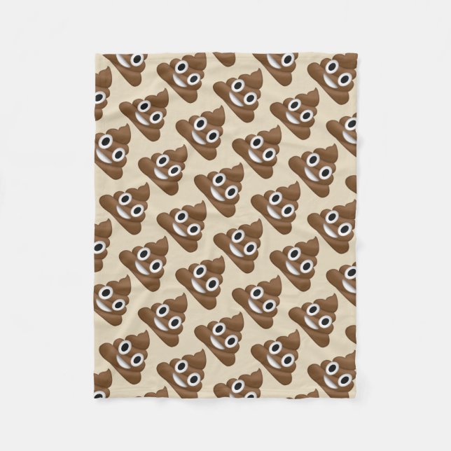 Manta Polar Emoji Poo (Anverso)
