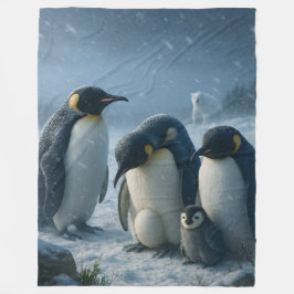 Manta Polar Emperor, penguin family and chick Arctic snowf fal
