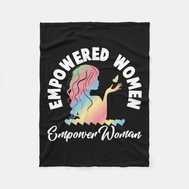 Manta Polar Empoderamiento femenino (Anverso)