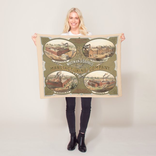 Manta Polar Empresa de fabricación Whitman & Barnes. (In situ)