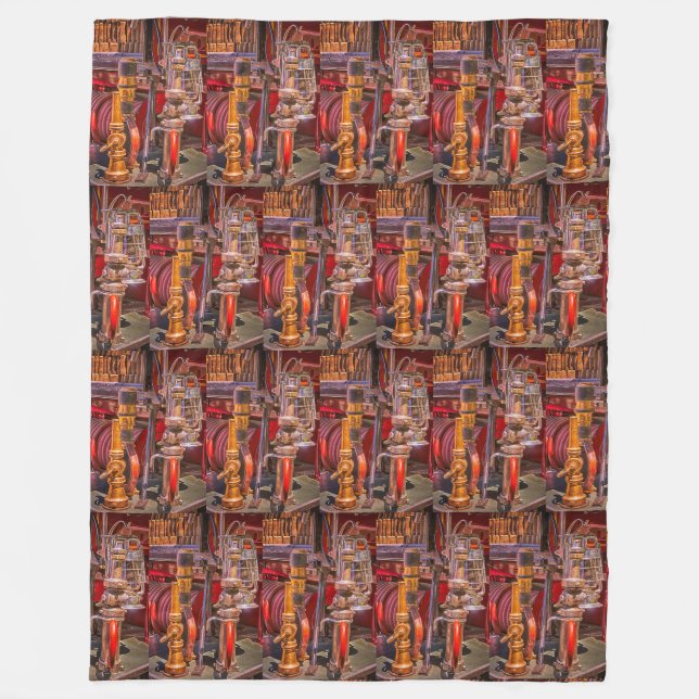 Manta Polar En El Viejo Camión De Fuego (Anverso)