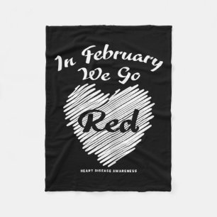 Manta Polar En Febrero Vamos Mujeres Rojas Estadounidenses Enf