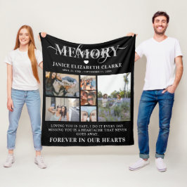 Manta Polar En homenaje al Collage de fotos de la memoria amor