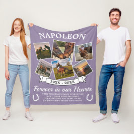 Manta Polar En la memoria amorosa caballo morado