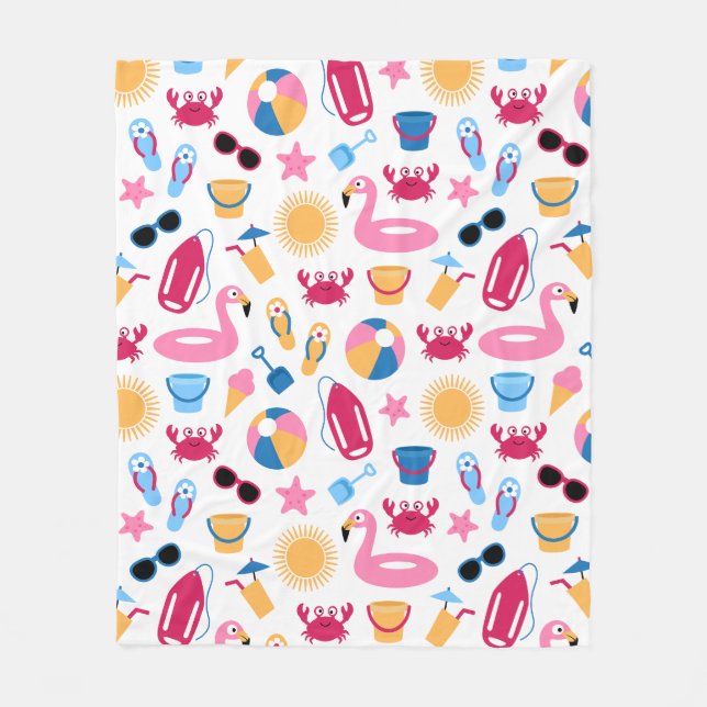 Manta Polar En la playa (Anverso)