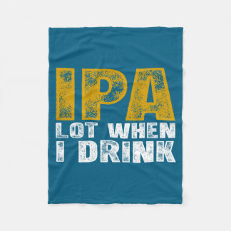 Manta Polar En Lote Ipa Cuando Bebe Cerveza