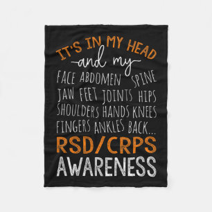 Manta Polar En Mi Cabeza Y Mi Cuerpo Guerrero Rsd Crps Concien