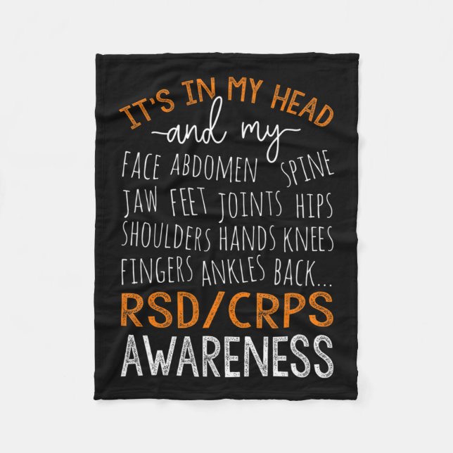 Manta Polar En Mi Cabeza Y Mi Cuerpo Guerrero Rsd Crps Concien (Anverso)