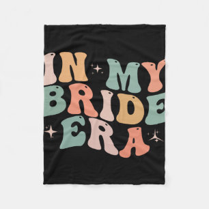 Manta Polar En Mi Era de Novia Divertido Retro Groovy Boda Com