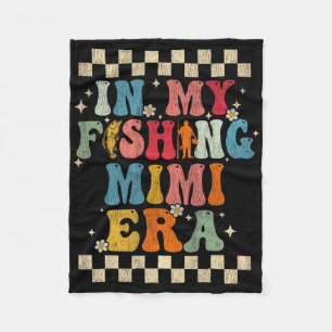 Manta Polar En Mi Era De Pesca Mimi Retro Groovy Pesca Diverti