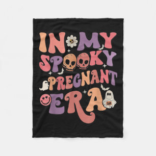 Manta Polar En mi espantosa era preñada Groovy Boo Halloween