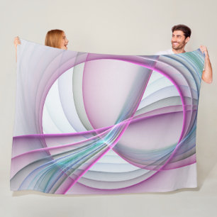Manta Polar En Movimiento, Arte Fractal Abstracto Moderno y Co