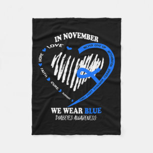 Manta Polar En Noviembre, Usamos Diabetes Azules Y Desordenado