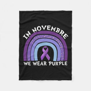 Manta Polar En Noviembre Vivimos El Cáncer Pancreático Morado